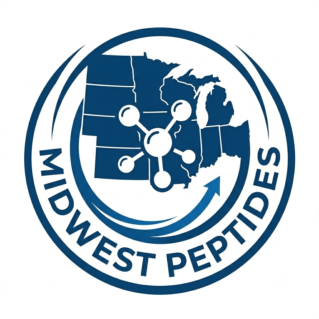 Midwest Peptides logo